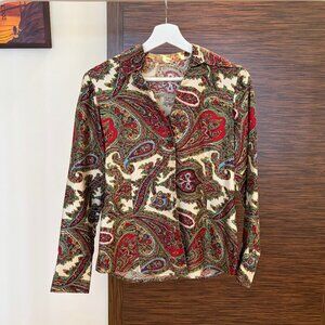 Vintage Paisley Blouse